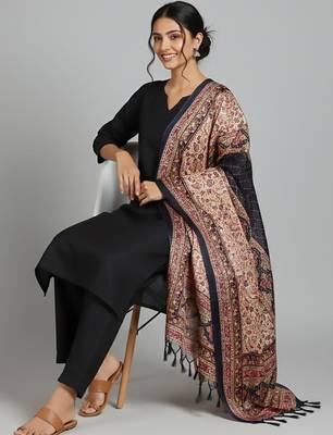 Women Ethnic Motifs Regular Kurta with Trousers & With Dupatta 4