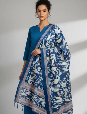 Women Ethnic Motifs Regular Kurta with Trousers & With Dupatta 5