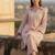 Women Regular Thread Work Kurta with Trousers