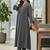 Women Empire Silk Crepe Kurta with Trousers