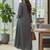 Women Empire Silk Crepe Kurta with Trousers