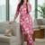 Women Floral Printed Regular Kurta with Trousers