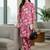 Women Floral Printed Regular Kurta with Trousers