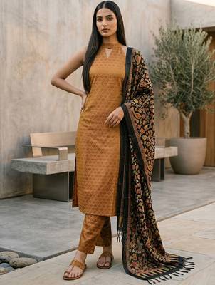 Women Regular Kurta with Trousers & With Dupatta 1