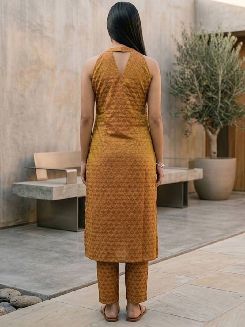 Women Regular Kurta with Trousers & With Dupatta