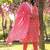 Floral Printed Regular Straight Kurta with trousers & with Dupatta