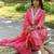 Floral Printed Regular Straight Kurta with trousers & with Dupatta