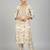 Women Floral Printed Regular Thread Work Kurta with Trousers
