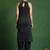 Halter Neck Striped Straight Kurta With Trouser