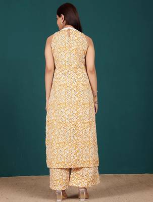 Women Floral Printed Kurta with Palazzo 6