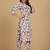 Floral Printed Thread Work Straight Kurta With Trouser
