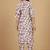 Floral Printed Thread Work Straight Kurta With Trouser