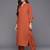 Women Regular Silk Crepe Kurta with Trousers
