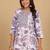 Floral Printed Straight Kurta With Trousers