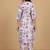 Floral Printed Straight Kurta With Trousers