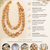 Freshwater coin pearl necklace set with earrings, peach gold double strand, baroque texture, iridescent lustre.