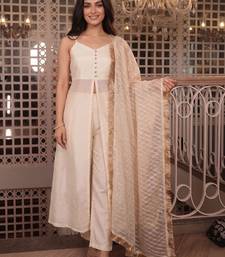 Women Regular Kurti with Trousers & With Dupatta