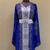 Luxury Royal Blue Islamic Stitched Kaftan with Intricate Embroidery  Stone Bedded Work Dress