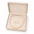 Freshwater pearl necklace and earrings set, white oval beads graduated design, drop earrings included, gold-tone clasp.