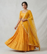  light weight ehanga chunni dress 