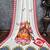 White pink soft durga pooja digital printed georgette saree