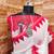 White red soft durga pooja digital printed georgette saree with blouse