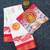 White red linen cotton digital printed durga pooja saree with red blouse
