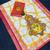 White red linen cotton digital printed bengali style saree