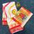White red linen cotton durga maa digital print saree