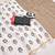 Light chiku black linen cotton digital printed saree