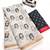 Light chiku black linen cotton digital printed saree