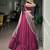 Women's Rayon free size Lehenga Choli with Printed Cotton Dupatta & Mirror Work Lace