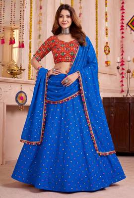 Grey  Function Wear Lehenga Choli 1