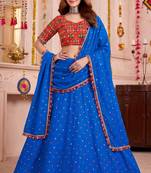 Grey  Function Wear Lehenga Choli