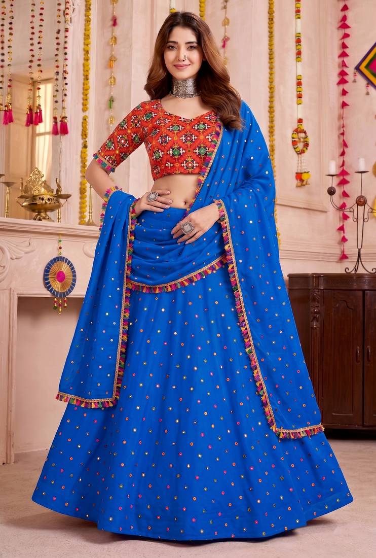 Grey Designer Premium Function Wear Lehenga Choli
