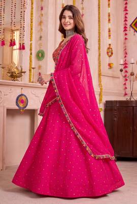 Light-Pink  Function Wear Lehenga Choli 2