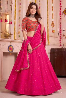 Light-Pink  Function Wear Lehenga Choli 3