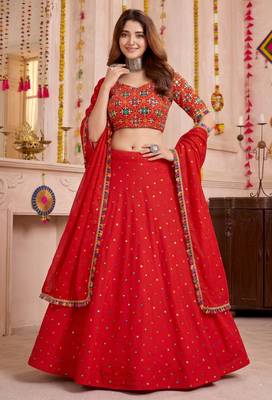 Aqua-Blue Designer Premium Function Wear Lehenga Choli 3