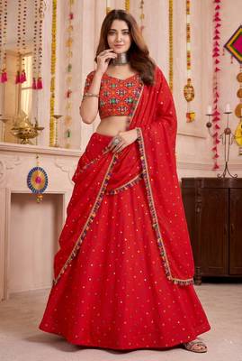 Aqua-Blue Designer Premium Function Wear Lehenga Choli 4