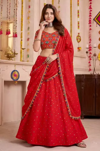 Aqua-Blue  Function Wear Lehenga Choli