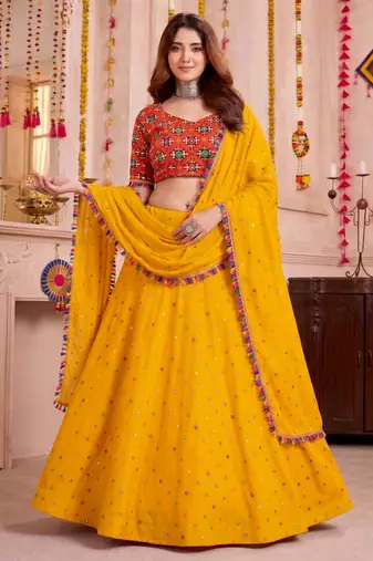Dark-Teal  Function Wear Lehenga Choli