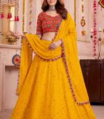 Dark-Teal Designer Premium Function Wear Lehenga Choli