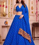 Light-Lavender Designer Premium Function Wear Lehenga Choli