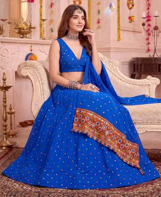 Light-Lavender Designer Premium Function Wear Lehenga Choli 4
