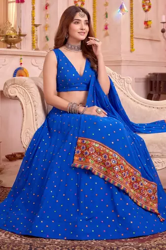 Light-Lavender Designer Premium Function Wear Lehenga Choli