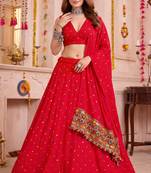 Black Designer Premium Function Wear Lehenga Choli
