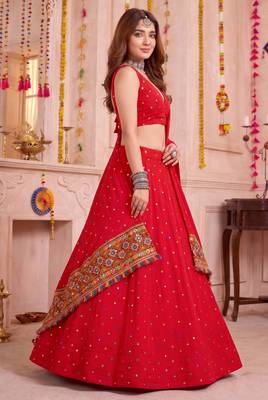 Black Designer Premium Function Wear Lehenga Choli 3