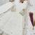 Heavy fendy silk embroidery and sequnce work white readymade salwar suit