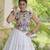 women navratri rayon lehenga choli with lampi lace & kutchi work blouse - free size