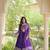 navratri cotton lehenga choli -bandhani print kurti with kutchi patchwork & flair - free size